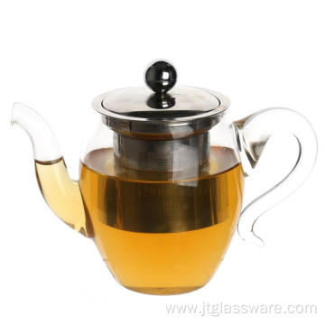 Handmade Little Teapot with Stainless Steel Infuser